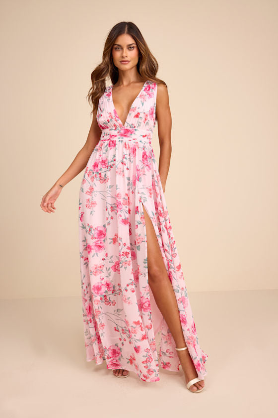 Heavenly Hues Lavender Maxi Dress