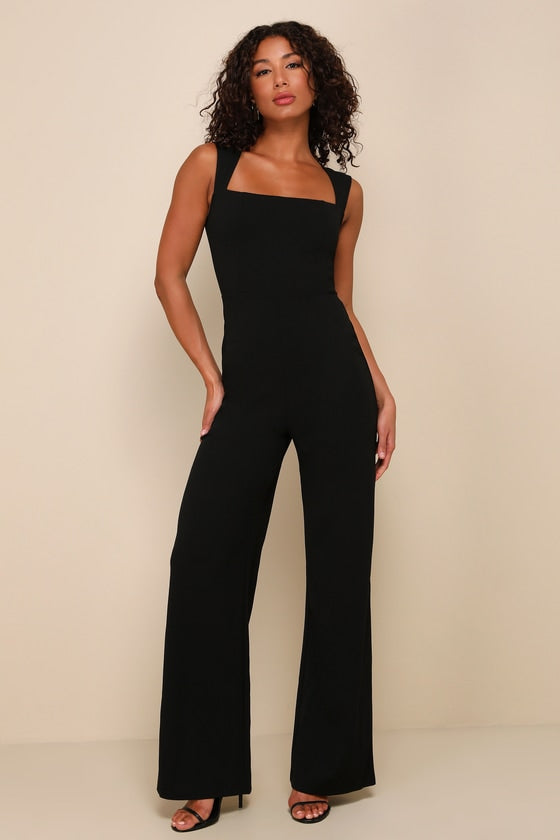 Enticing Endeavors Black Jumpsuit #Color_Black
