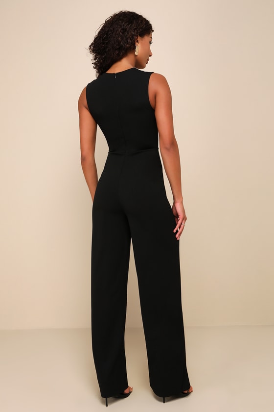 Enticing Endeavors Black Jumpsuit #Color_Black