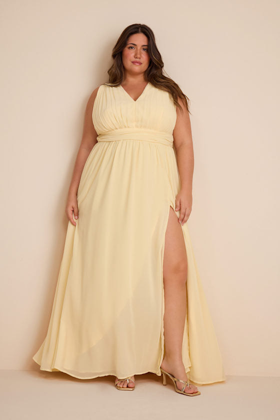 Heavenly Hues Pink Floral Maxi Dress