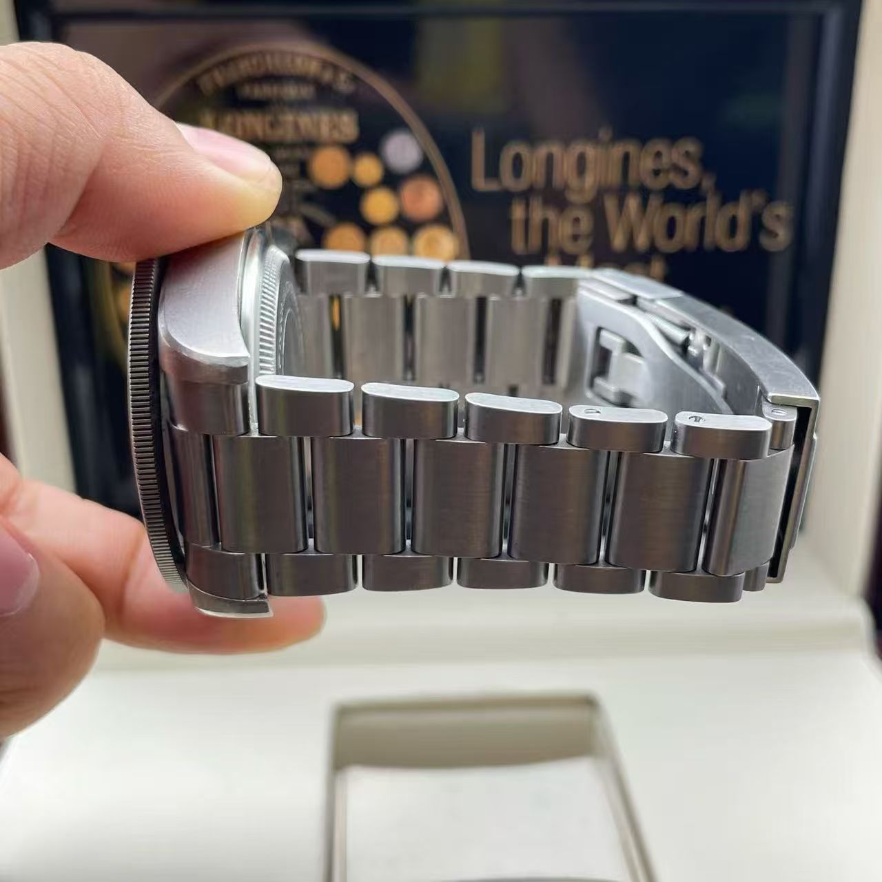 Black mechanical watch