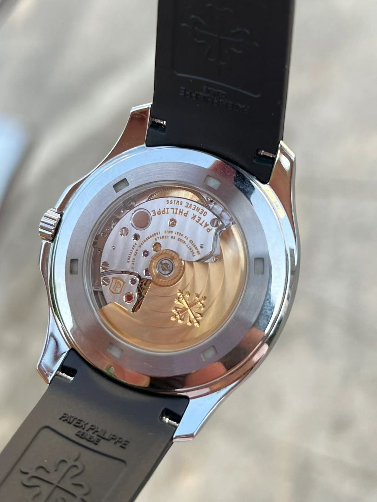 Black mechanical watch