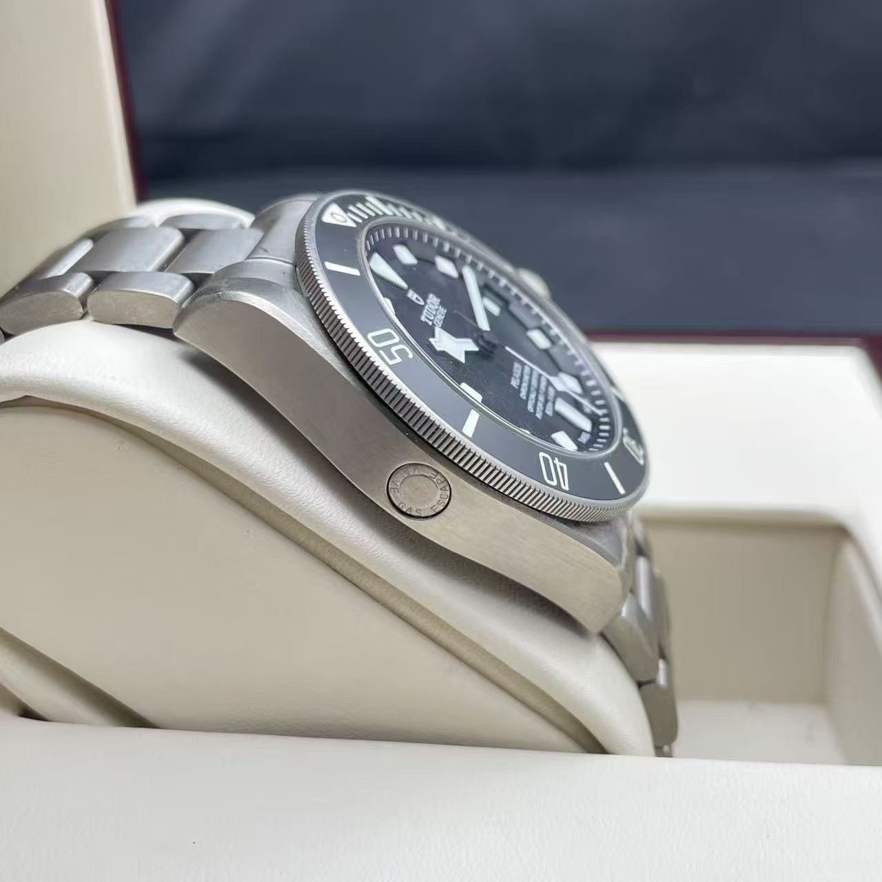 Black mechanical watch