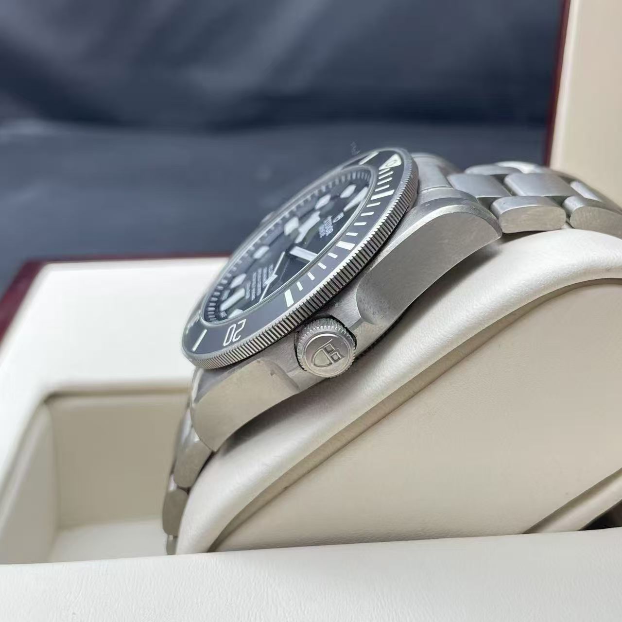 Black mechanical watch